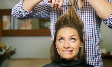 Séance coiffure