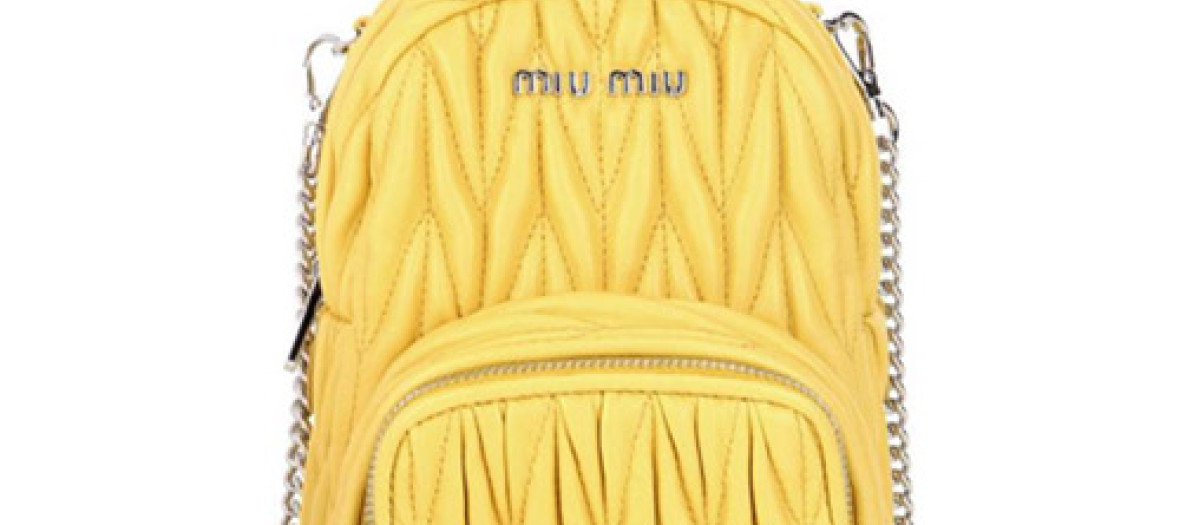 The fake Miu Miu backpack