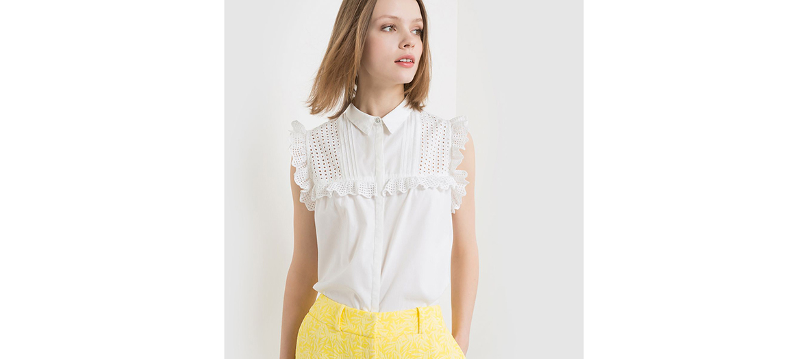 Shirt with ruffles, Mademoiselle R