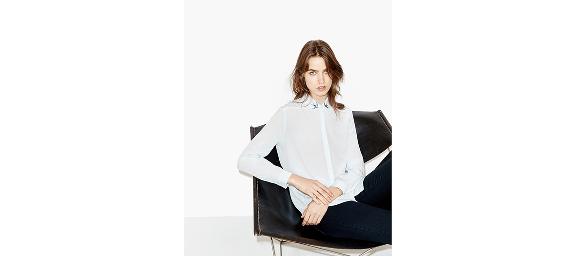 Silk shirt by The Kooples
