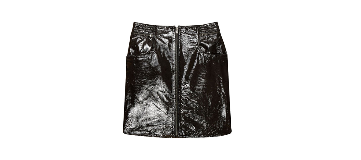 vinyl mini skirt Maje