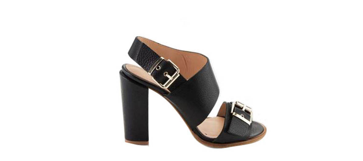 grained leather sandals vanessa bruno 