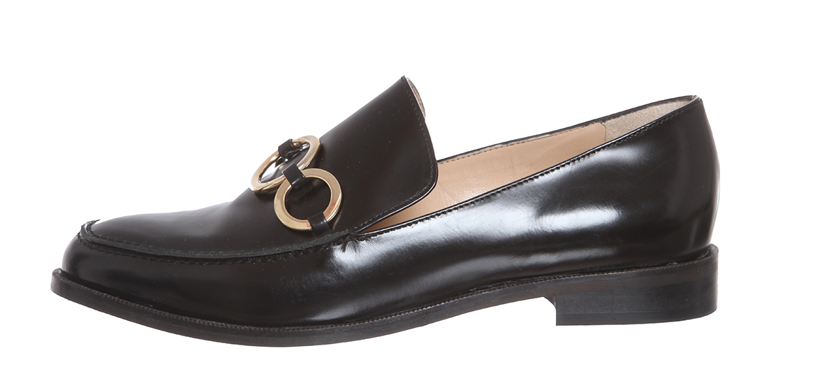 daisy black mocassins petite mendigote