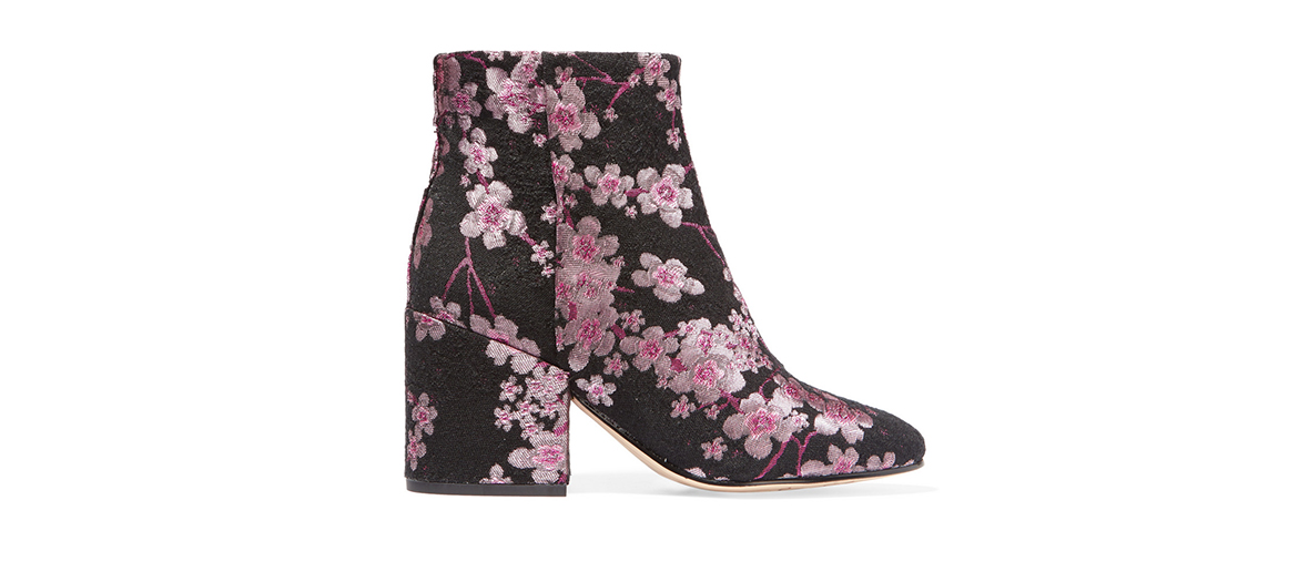 floral booties sam edelman