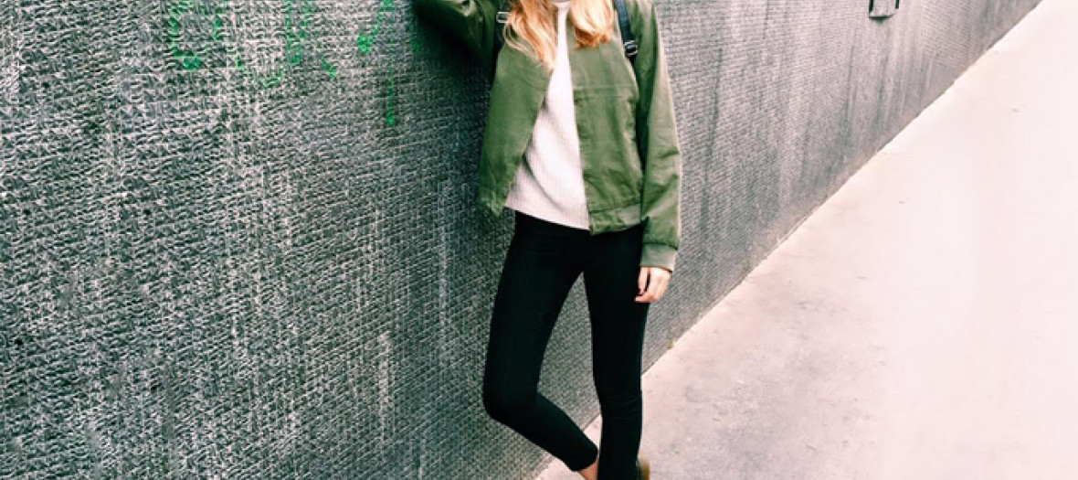 Stylish girl wearing the trendy brand Brandy Melville