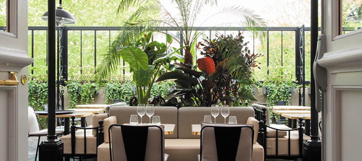 salle principale du restaurant La Gare à Passy