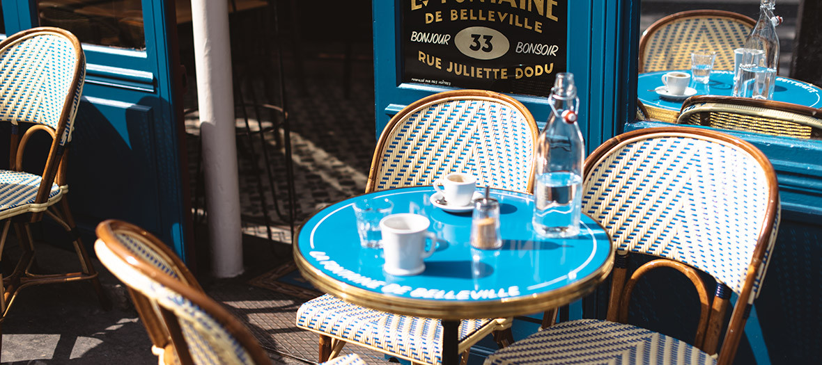 Fontaine de belleville terrace