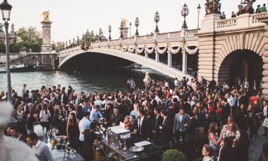 Pont alexandre iii la terrasse du faust