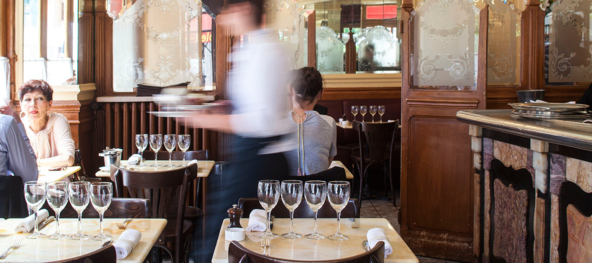 interior of the Le Chardenoux des Près restaurant