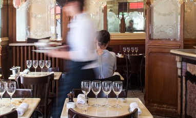 interior of the Le Chardenoux des Près restaurant