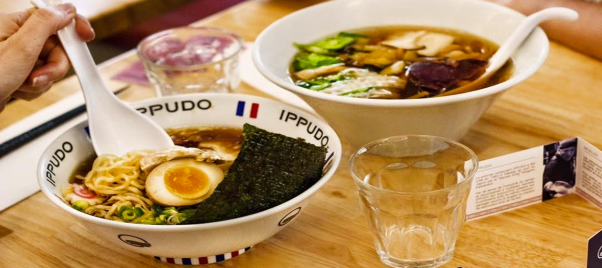 A bowl of ramen at ippudo 