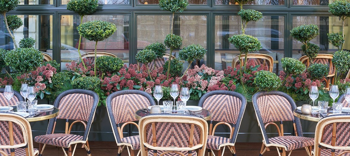 Terrasse du restaurant thaï Thiou