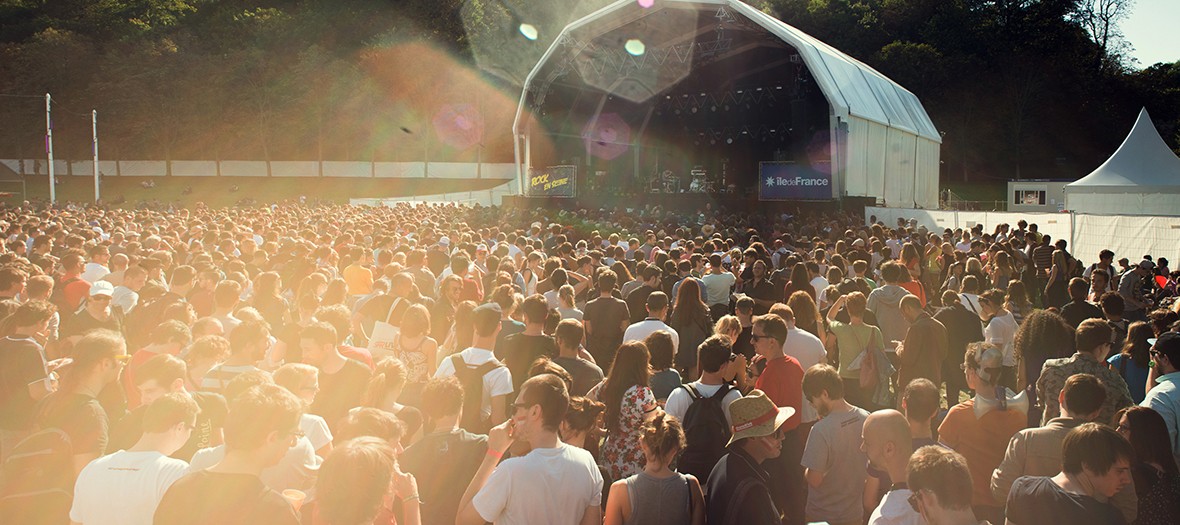 foule devant la scène de Rock en Seine