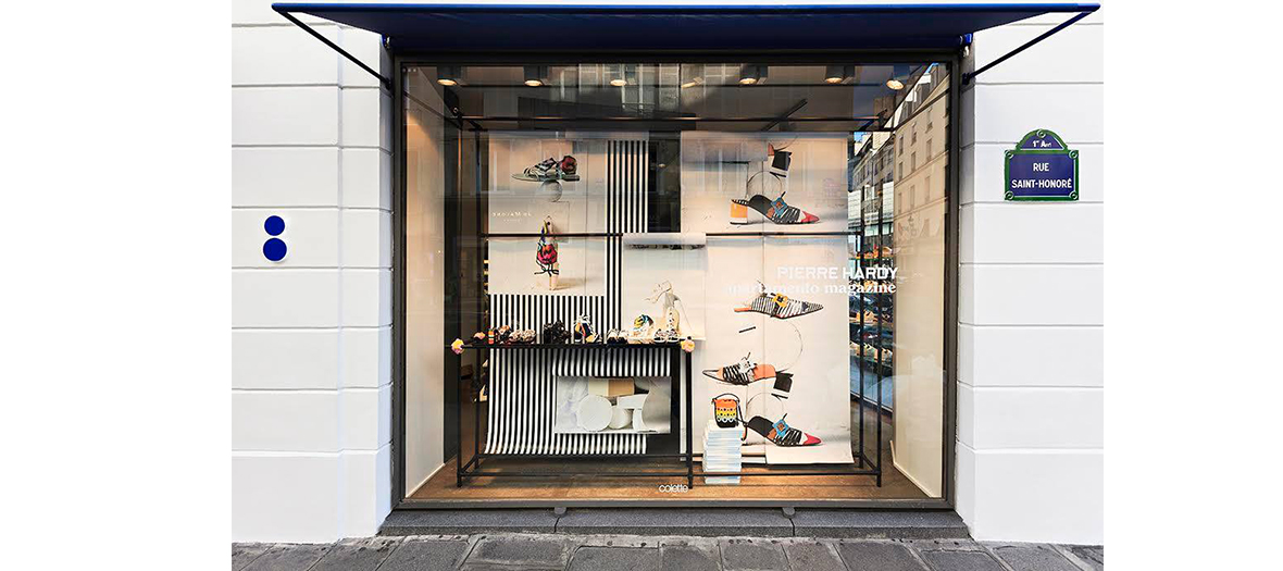 Vitrine de la boutique Colette 