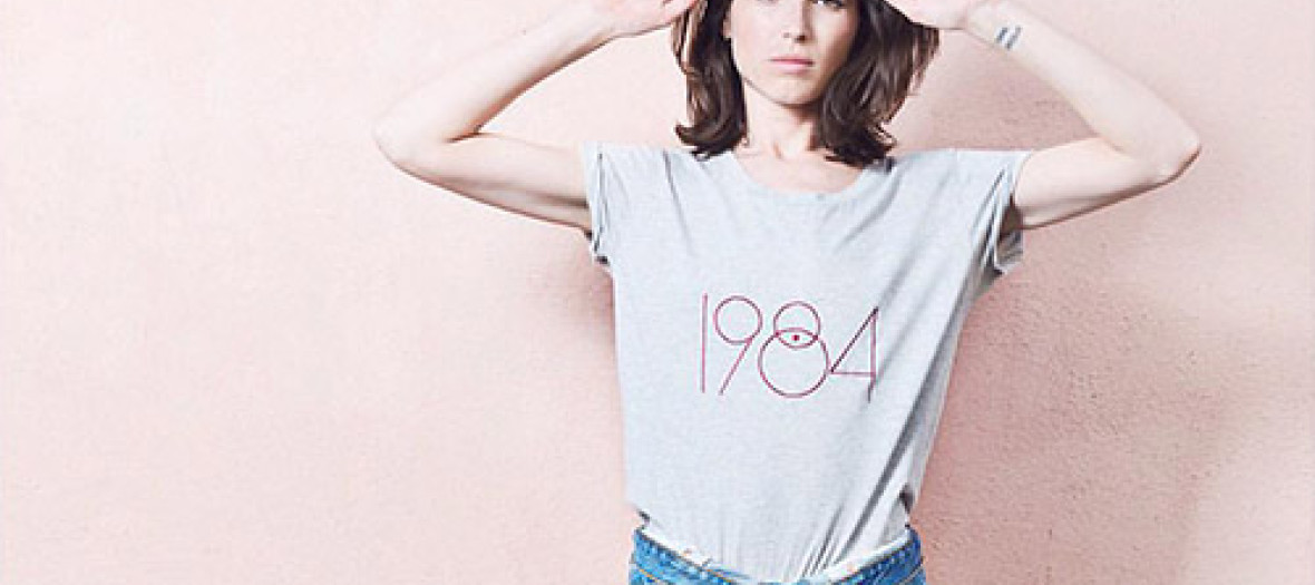 Model from Lei 1984 wearing the 1984 top
