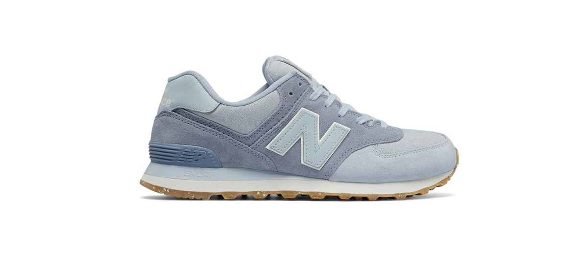 Paires de baskets New Balance bleues