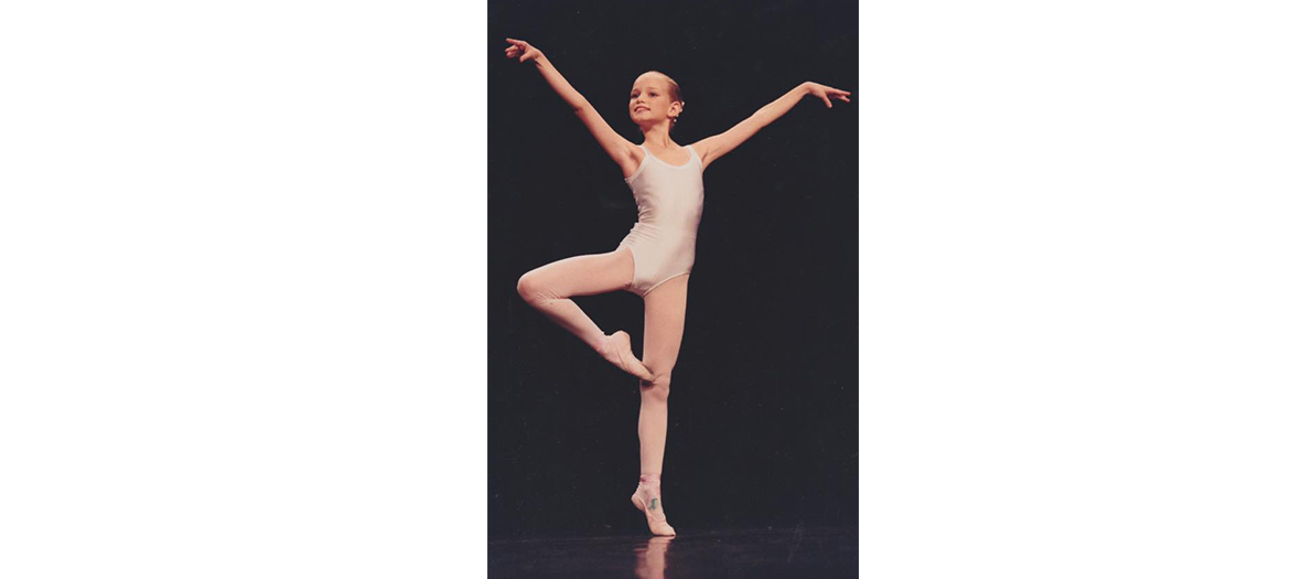Juliette Gernez child dancer taught by Liane Daydé