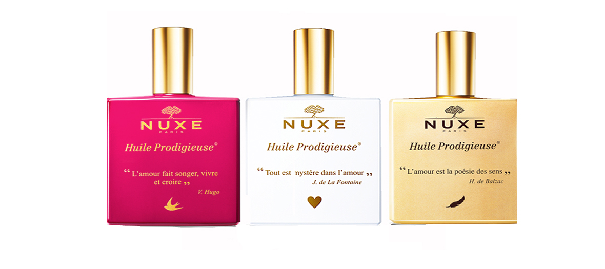 Trio of oils by Nuxe