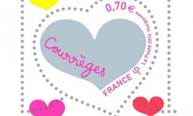 The Courrèges couture stamp 