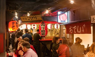 Intérieur du restaurant Kodawari Ramen