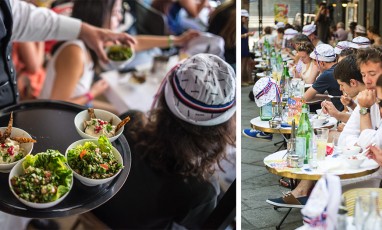 Plats et terrasses pour la Cafête Nationale du 14 juillet