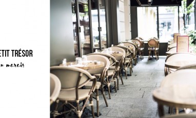 Terrasse du restaurant Le Trésor dans le Marais