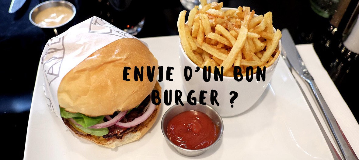 Burger avec des frites