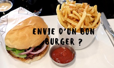 Burger avec des frites