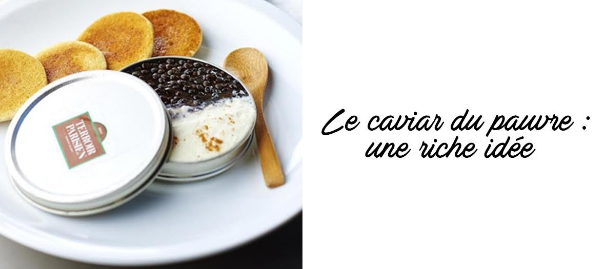 Caviar et blinis