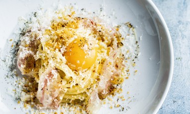 Recette des carbonara de Denny Imbroisi