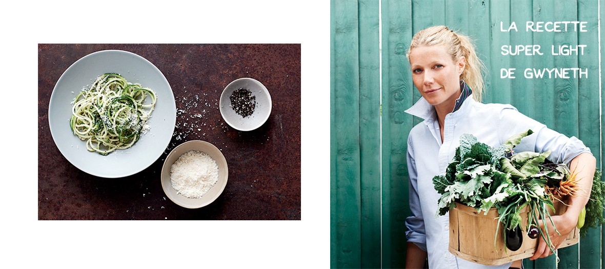 Courgette cacio e pepe : la recette light de Gwyneth Paltrow