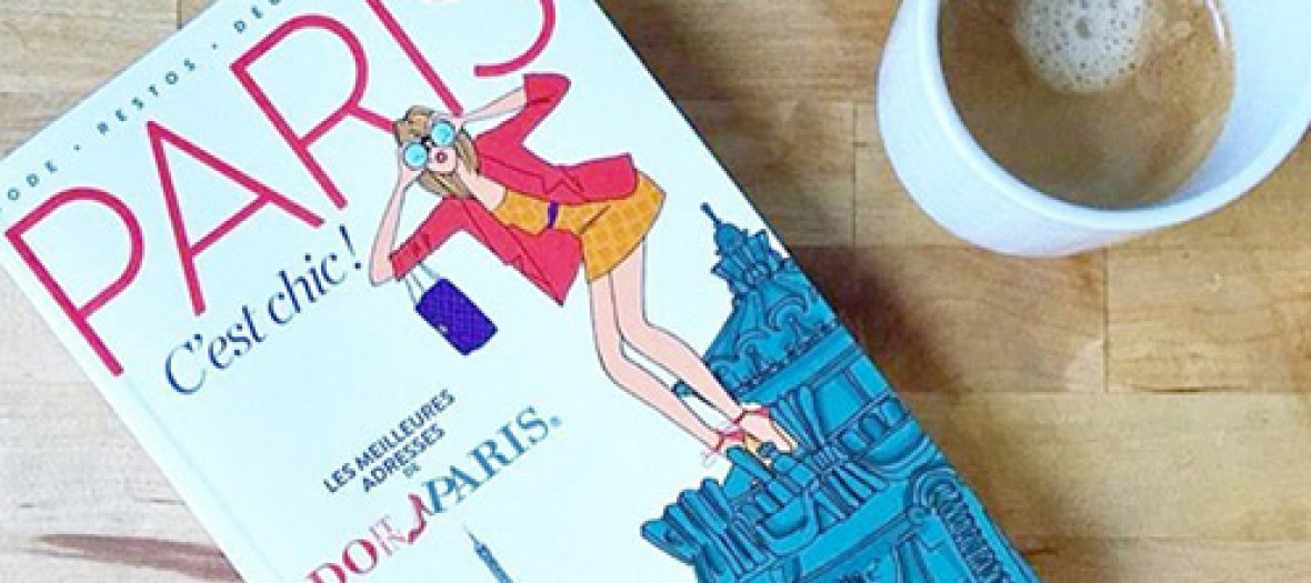 City Guide book by Do It In Paris and a cup of coffee