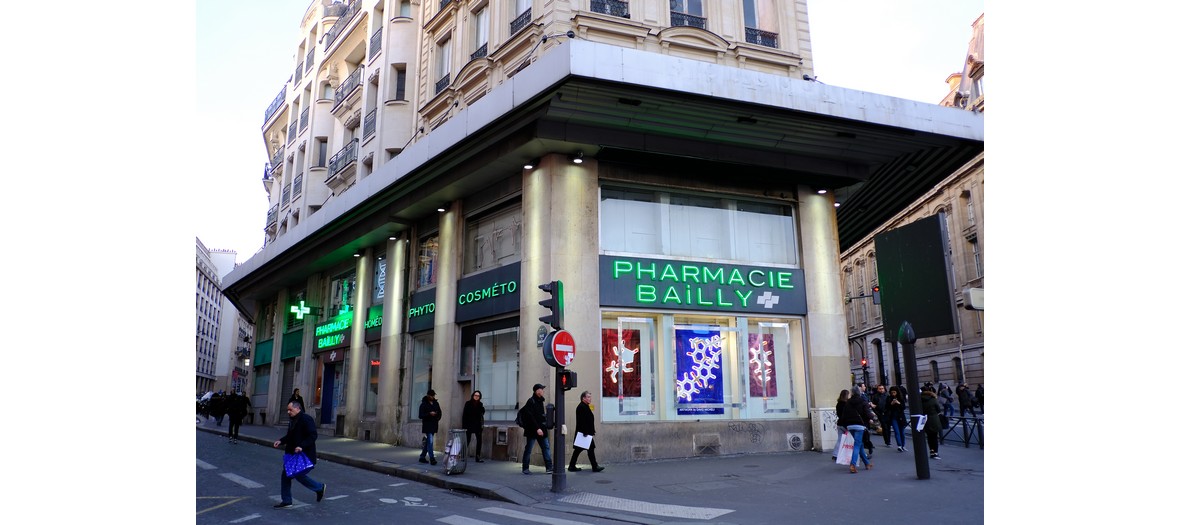 Extérieur de la pharmacie