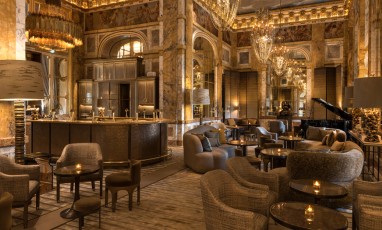 Bar and interior decoration of the Hotel Crillon by Chahan Minassian