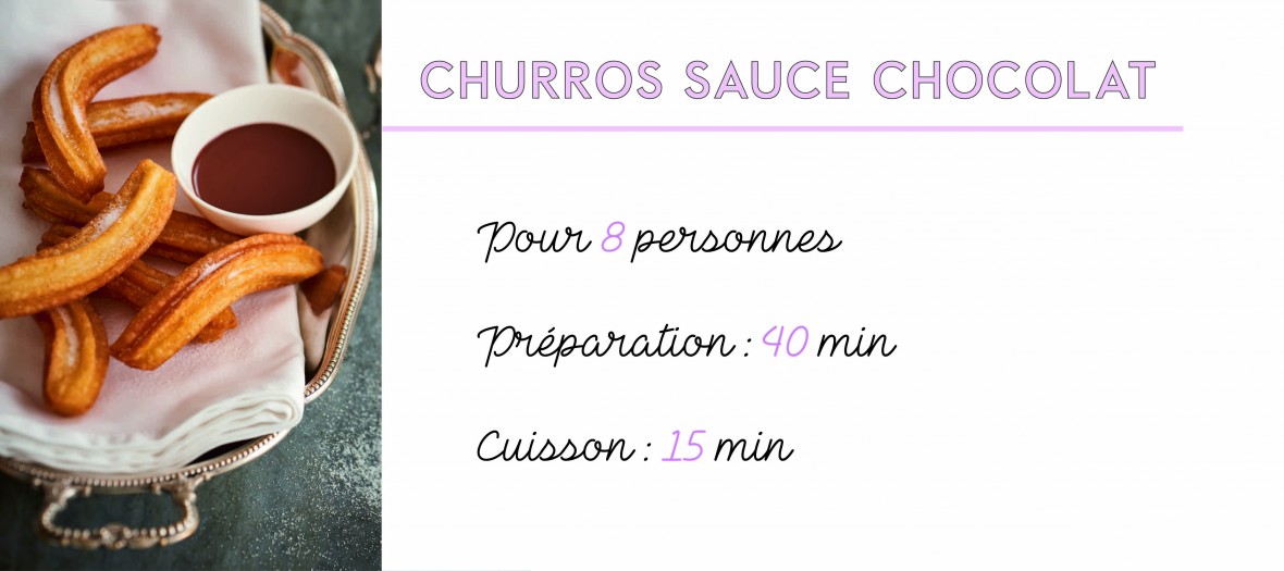 Churros à la sauce Chocolat