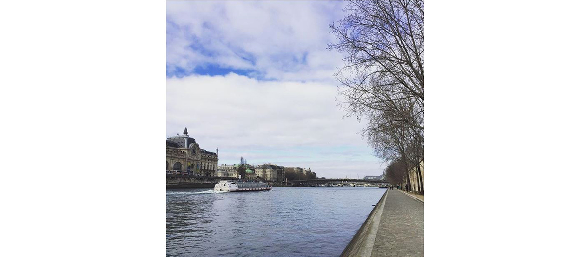 Les quais à Paris en automne