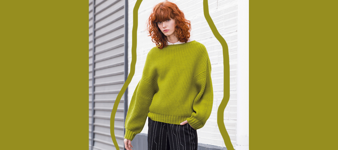 cop copine pull vert 