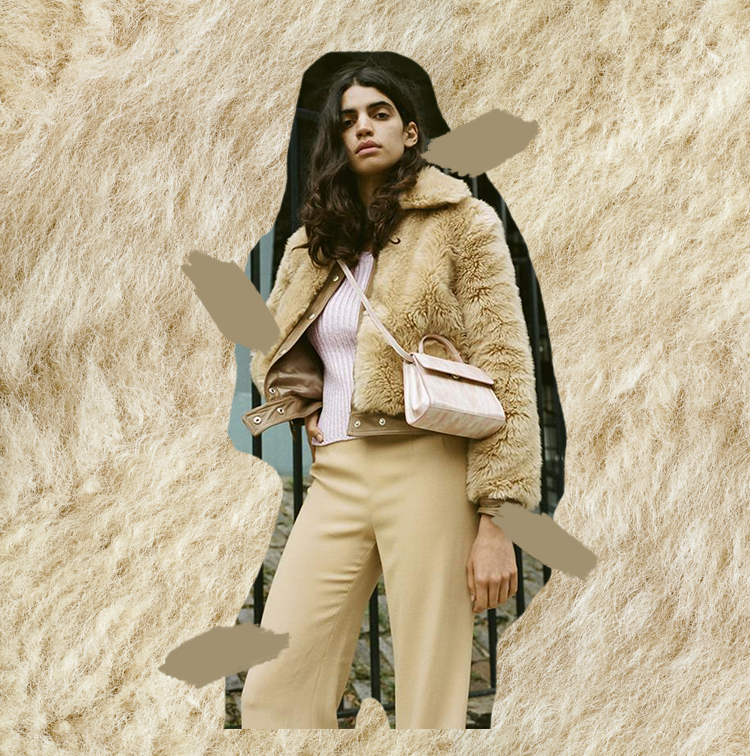 Bomber in faux-fur, Maryam Nassir Zadeh