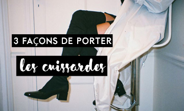 Mode hiver comment porter les cuissardes