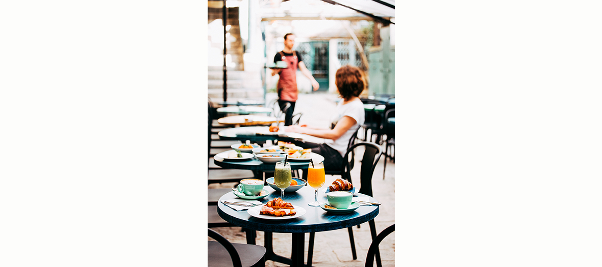 terrace of the restaurant marcello