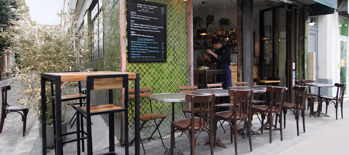 la terrasse du restaurant nodana