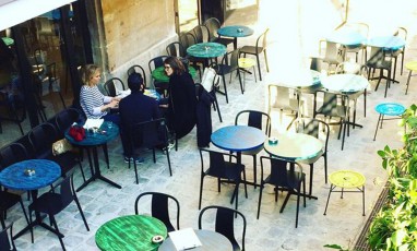 La Terrasse chauffée et cachée à Odéon au restaurant Marcello