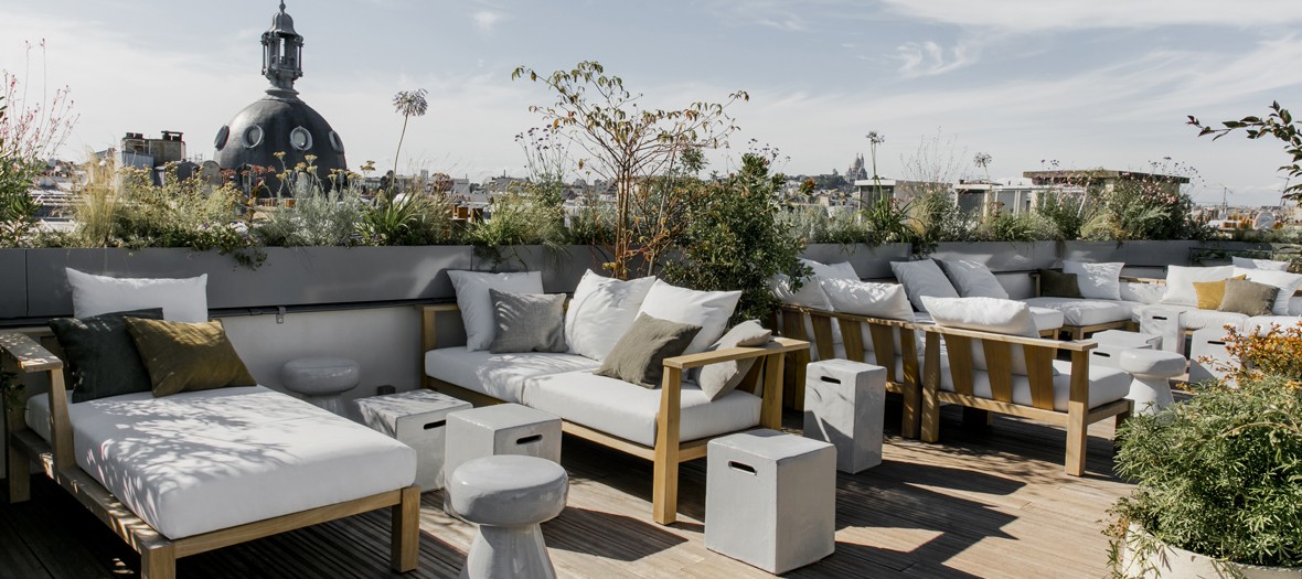 Terrace of the National Hotel Arts and Crafts, Rooftop in the Marais