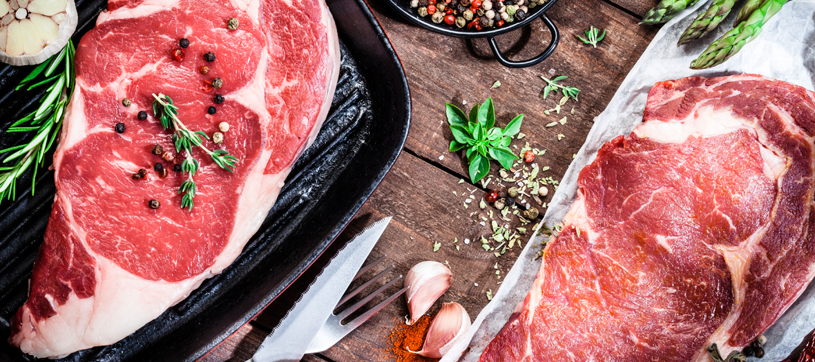 cote de boeuf crue