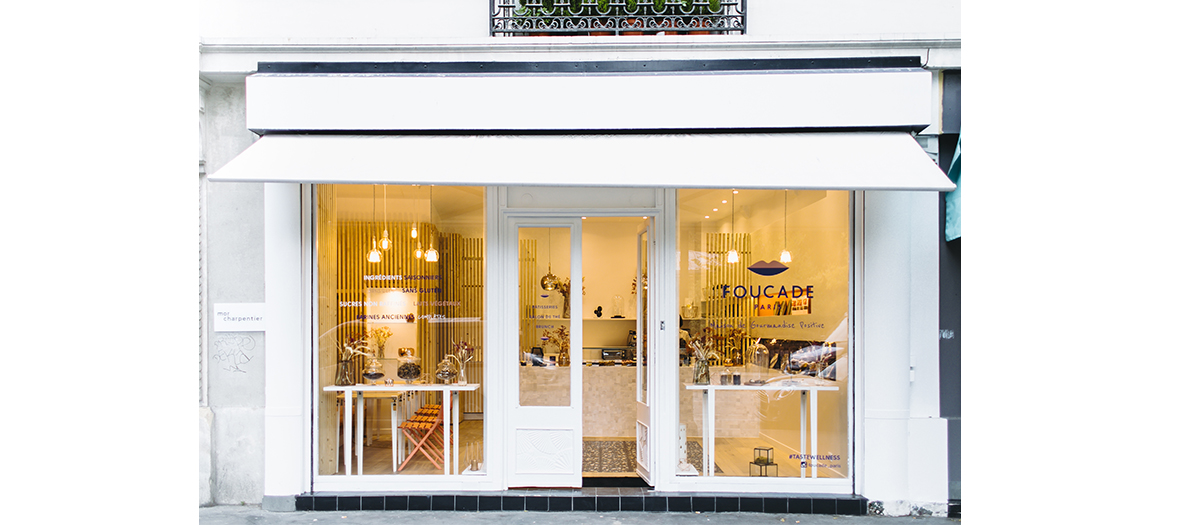 Vitrine de la patisserie Foucade