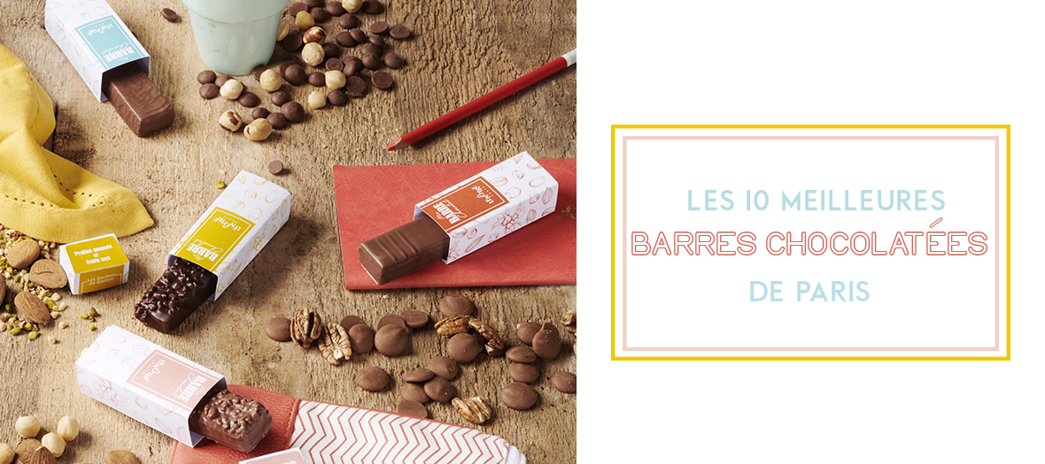 barres au chocolat des meilleurs chocolatiers