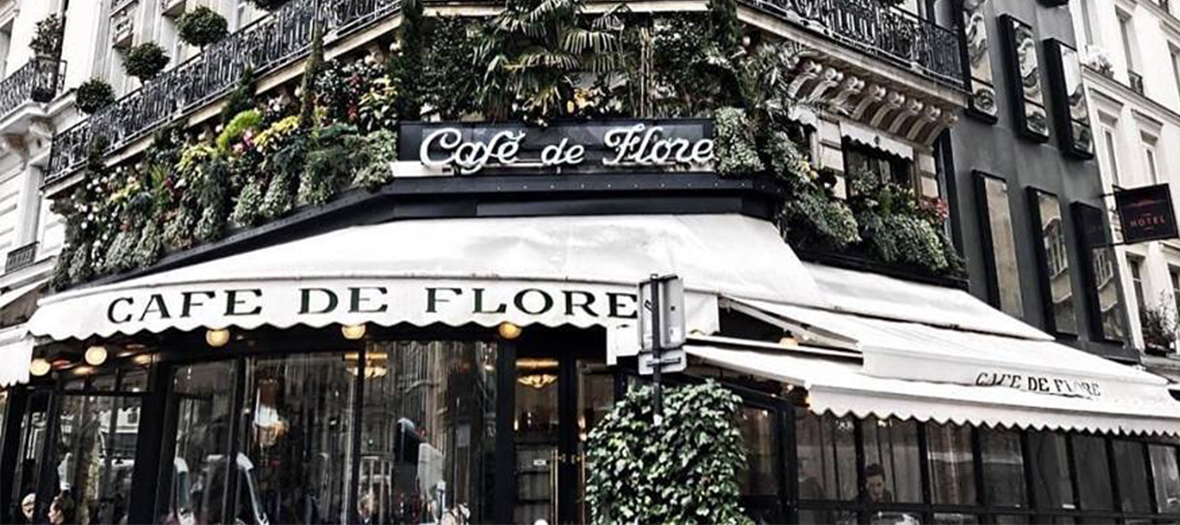 The breadless club sandwich at Café de Flore