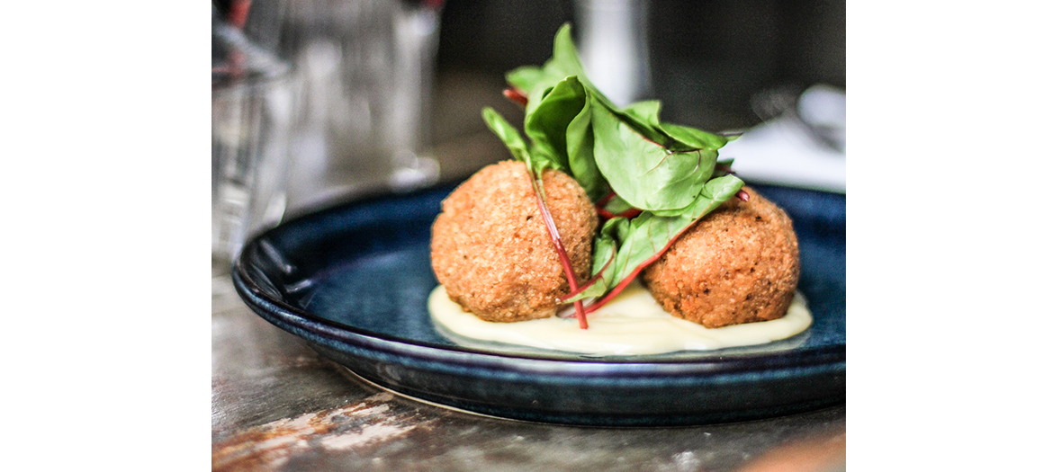 Plat de beignets