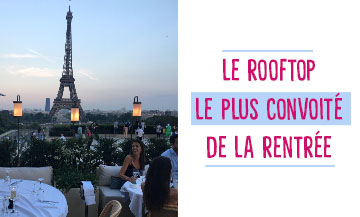 La terrasse du restaurant Girafe à Paris