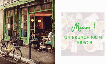 Brunch terroir français à République